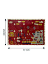 Daily Life Artwork in Kutch Embroidery for sale