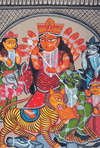 Buy Goddess Durga (Mahishasurmardini) in Bengal Pattachitra by Laila Chitrakar