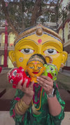 Sattvik, Tamsik and Rajsik - Cheriyal scroll masks