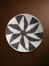The Monochrome Flower Plate in Sabari Grass work By Dipali Mura