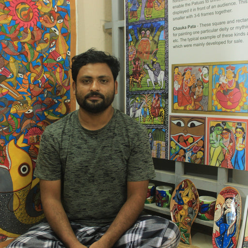 uttam-chitrakar-kalighat-artist