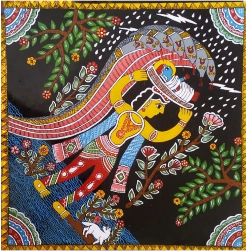 Tikuli Vasudev Painting by Ashok Kumar