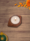 Red Quartz Tea light holder