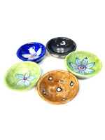 Buy Handcrafted Shop Diwali Round Diya Set in Blue Pottery 
