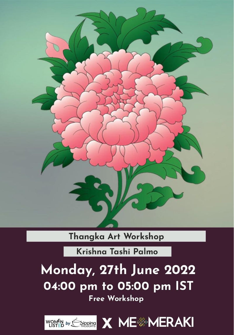 Thangka Art Workshop with Krishna Tashi Palmo 