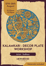 Kalamkari Workshop with Sudheer