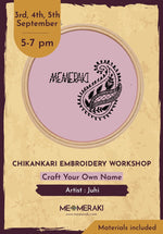 Online Chikankari Embroidery Workshop
