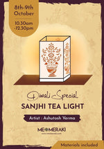 8th-9th October: Online Sanjhi Tea Light Workshop by Ashutosh Verma-Course