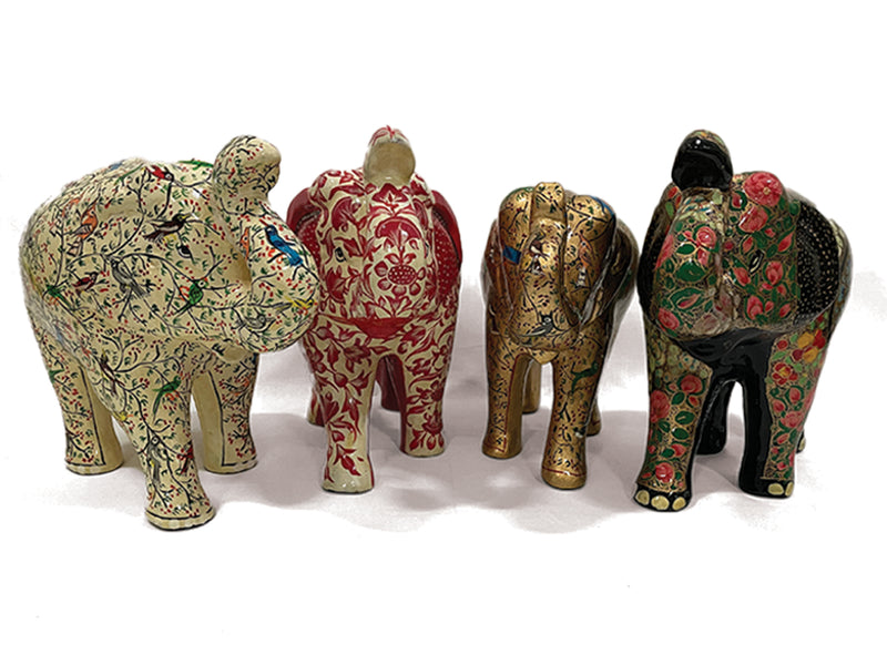 Paper Mache Elephants by Riyaz