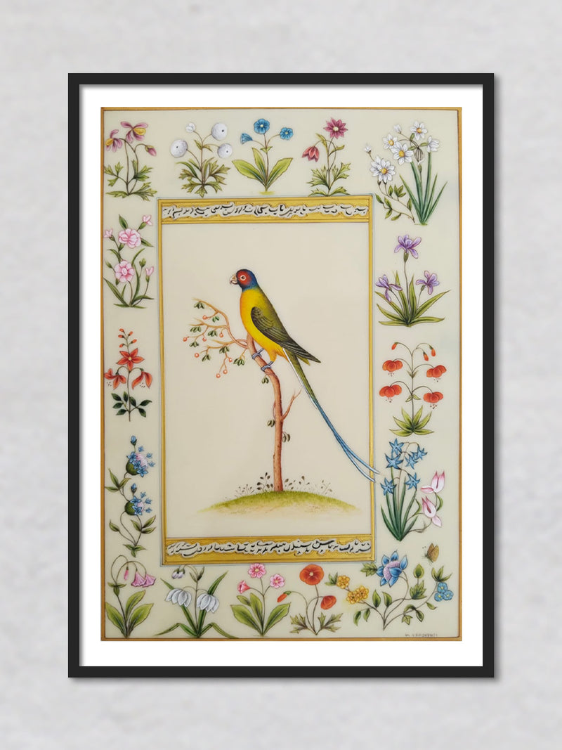 Parrot Miniature style by Mohan Prajapati