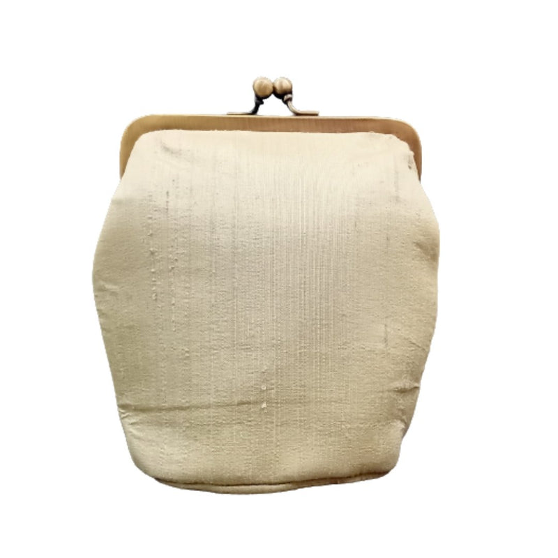 A STROLL THROUGH THE SPOKEN FOREST,CREAM SILK CLUTCH-
