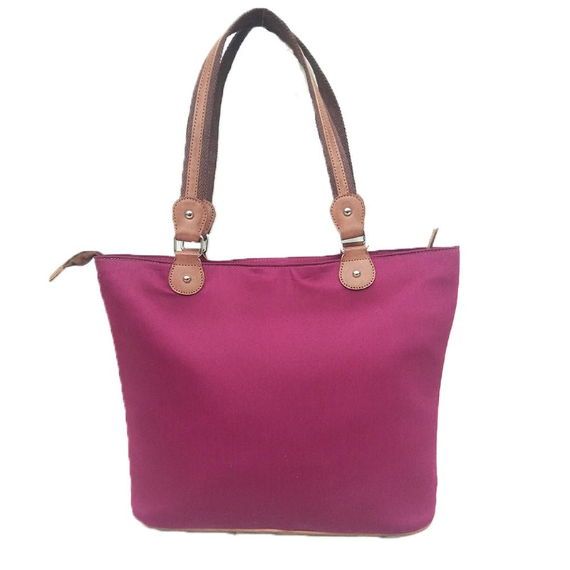A stroll through the spoken forest, Maroon Vegan Laptop Bag/Tote-Fabric tote bag