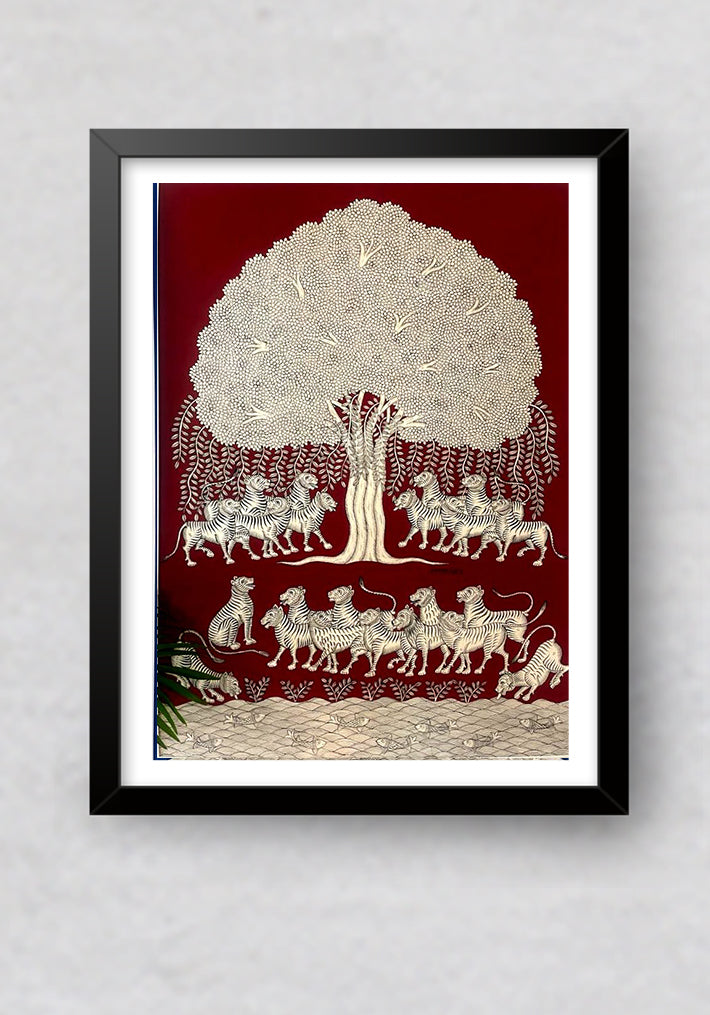Buy Akshaya Vata Phad Painting by Kalyan Joshi