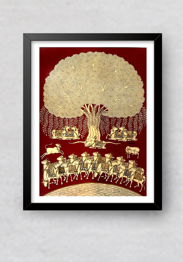 Shop Akshaya Vata Phad Painting by Kalyan Joshi
