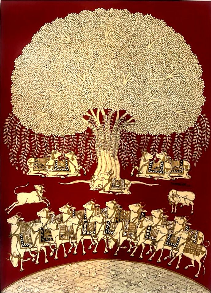 Akshaya Vata Phad Painting: Capturing the Eternal Banyan Tree ...