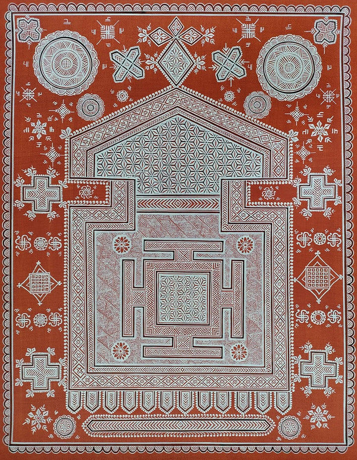 Alter of Embellishment: Mandana Artwork by Vidya Soni Thumbnail