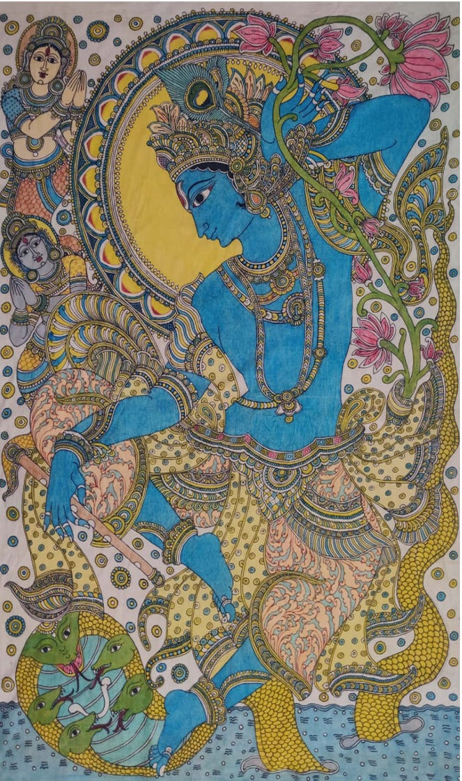 Buy Anand Shayanam: Kalamkari Painting 