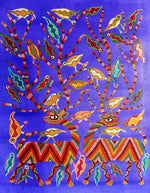 Animal Commune Bhil Painting by Shersingh Bhabhor