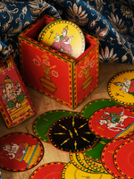 Aryadev Playing Card, set of 52 handpainted Ganjifa cards