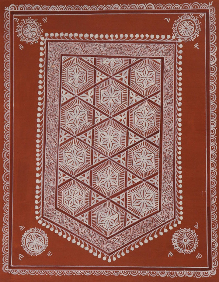 Auspicious Harmony: Mandana Artwork by Vidya Soni Thumbnail