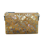 BIRDS OF FEATHER GOLDEN, YELLOW VEGAN CORK SLING-