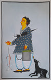 Babu Kalighat Painting 