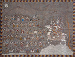 Bahuchar Mata: Mata ni Pachedi Painting by Bhanu Bhai Chittara