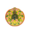 Be Like Lotus, round wood clutch-Women's Wood Clutch