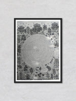 Bhon (Ant-Dwelling): Warli painting by Dilip Rama Bahotha