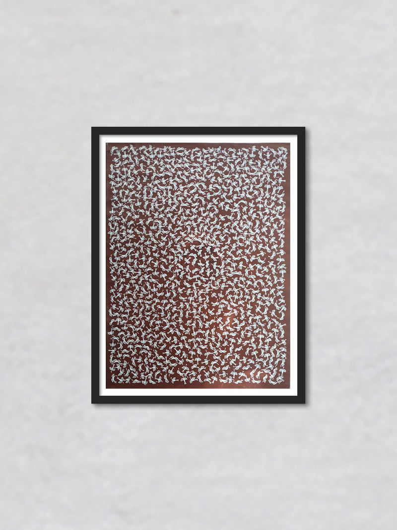 Birds: Warli Painting by Dilip Rama Bahotha