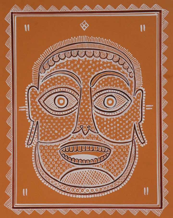 Blessings of Bhairunath: Mandana Art by Vidya Devi Soni Thumbnail