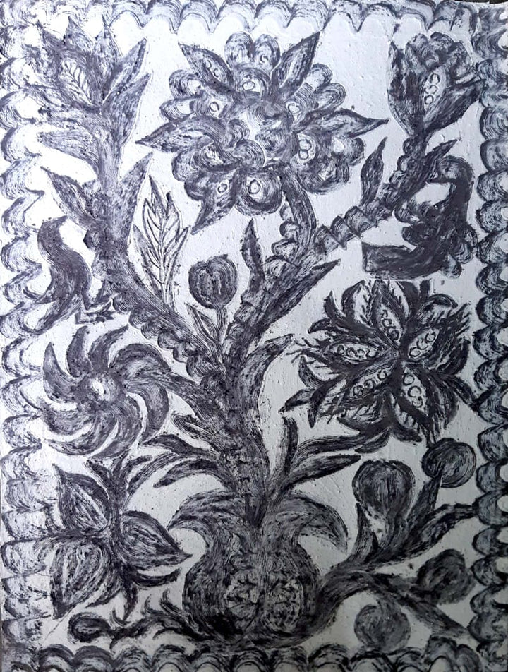 Blooming Flower in Sohrai by Rukmani Devi Thumbnail