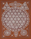 Blossoming Lotus: Mandana Art Work by Vidya Soni