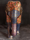 Blue Paper Mache Elephant by Riyaz
