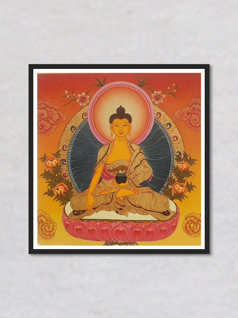 Shop Buddha, Kerala Mural Painting by V.M Jijulal