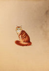 Buy Handmade Cat Miniature style Painting