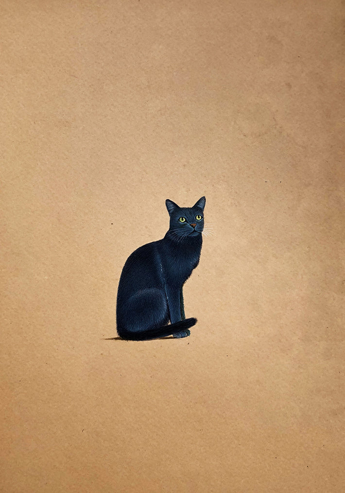 Buy Cat miniature art is currently online