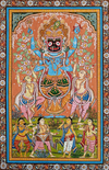 Jagannath's Cosmic Presence: Pattachitra by Purusottam Swain