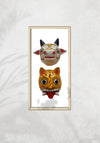 Buy Cheriyal Cow and Tiger Mask Pair