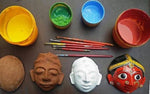Buy Cheriyal Traditional Mask with Sai Kiran for sale