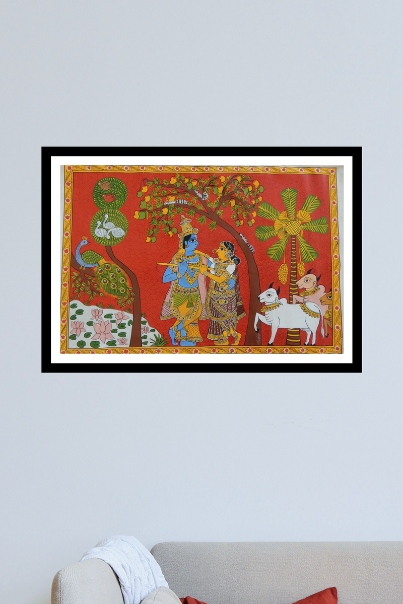 Shop Radha Krishna Cheriyal scroll art