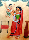 Childhood, Kalighat Art 