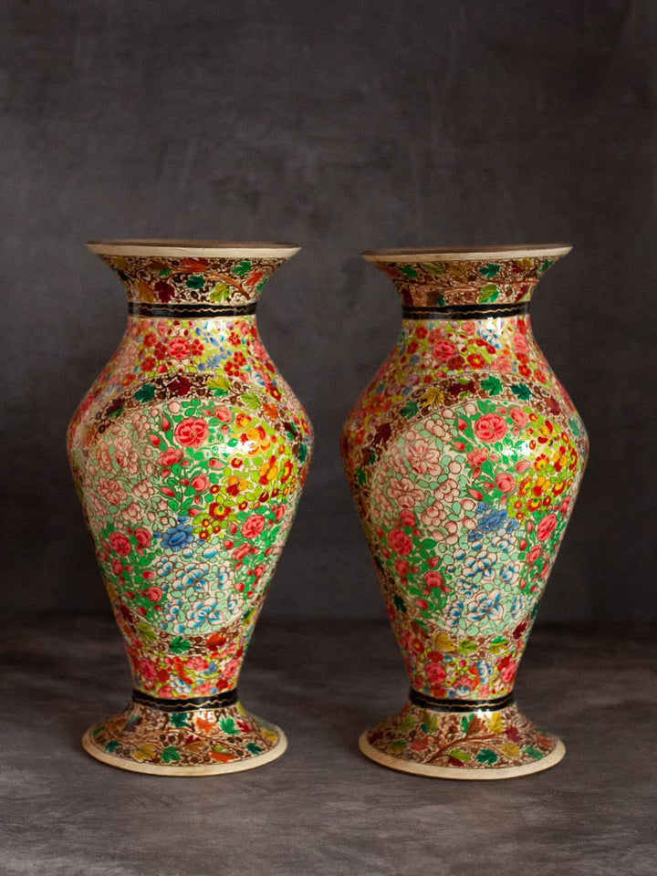 Colourful Paper Mache Vase by Riyaz Thumbnail