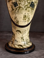 Cream Base Paper Mache Vase by Riyaz
