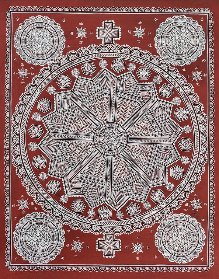 Cycle of Existence: Mandana Artwork by Vidya Soni Thumbnail