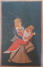 Dancing Kalighat Painting 