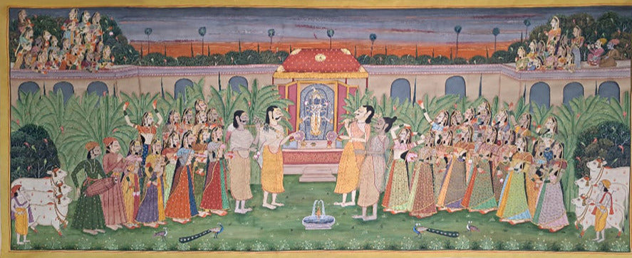 Kalyan Rai Ji Pichwai by Shehzaad Ali Sherani
