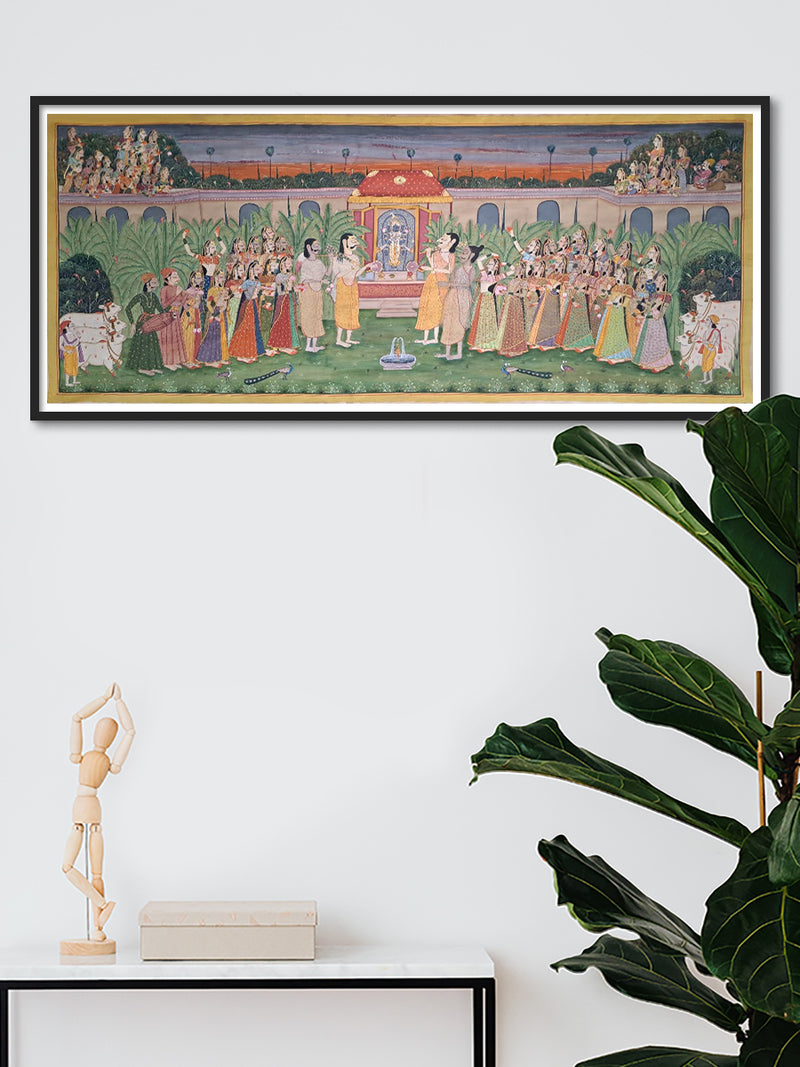 Kalyan Rai Ji Pichwai by Shehzaad Ali Sherani