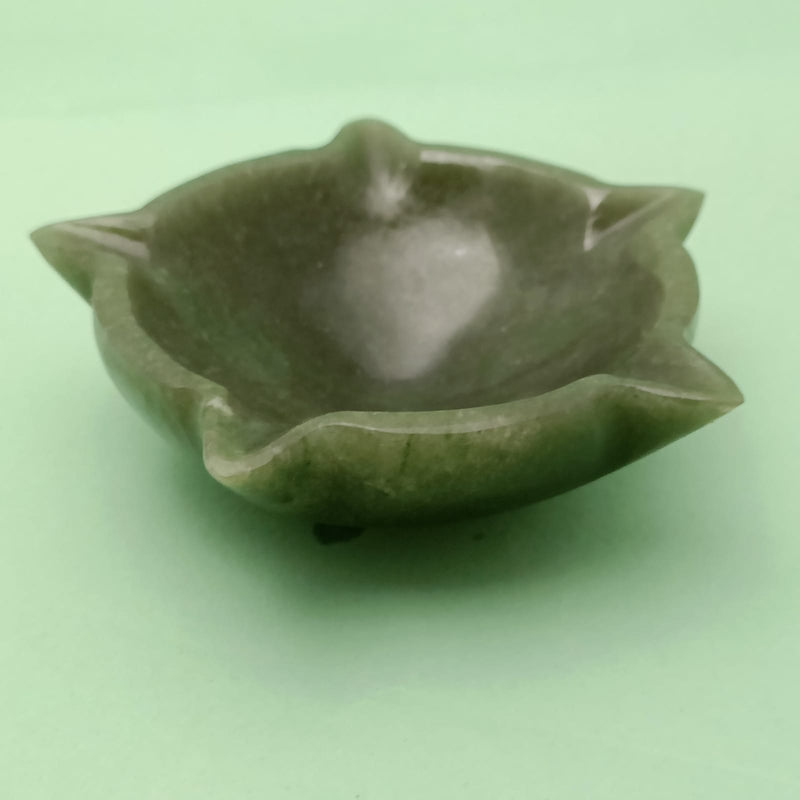 Diwali Diya (Green Aventurine) Panchmukhi Diya