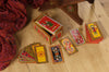 Double Figure Playing Cards, handpainted Ganjifa cards-